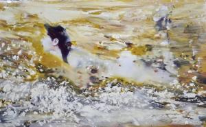 艺术品图片：艺术家刘烽油画作品名称《黄河之女》价格9900.00 元