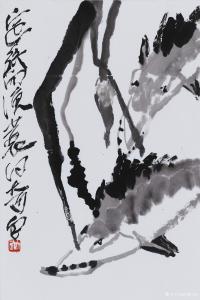 鉴藏文化国画作品《学崔子范》价格10000.00元