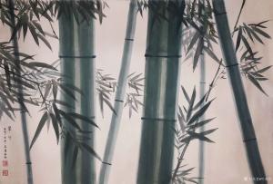 艺术品图片：艺术家叶英伦国画作品名称《翠竹》价格6200.00 元