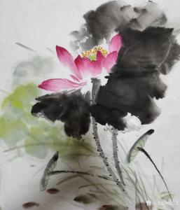 艺术品图片：艺术家孙静涛国画作品名称《花鸟-荷香》议价