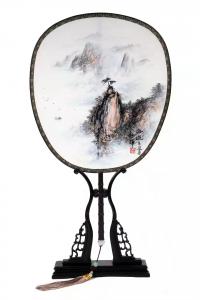 艺术品图片：艺术家罗树辉国画作品名称《团扇松-乐道》价格6000.00 元