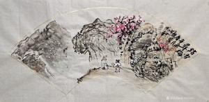 艺术品图片：艺术家书画家韩星雨国画作品名称《踏雪寻梅》价格3000.00 元