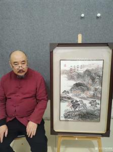 艺术品图片：艺术家红高粱国画作品名称《吴郡山居图》价格6888.00 元
