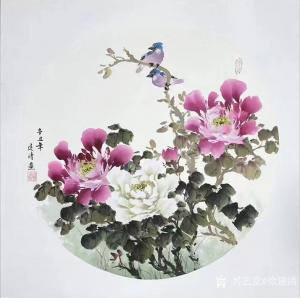 艺术品图片：艺术家徐建清国画作品名称《花鸟1》价格6000.00 元