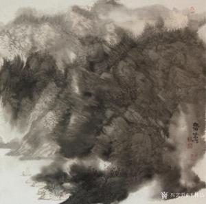 艺术品图片：艺术家王林昌国画作品名称《夜泊》价格1800.00 元