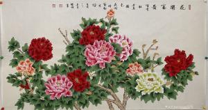 艺术品图片：艺术家王耀峰国画国画作品名称《花开富贵》价格388.00 元