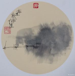 艺术品图片：艺术家何达国画作品名称《《禅意小品.江南》》价格1000.00 元
