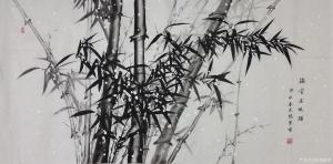 艺术品图片：艺术家李振军国画作品名称《瑞雪压枝头》价格580.00 元