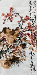 艺术品图片：艺术家王毓中国画作品名称《写意花鸟画一》议价