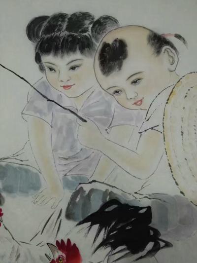 赵志民日记-戏鹅图，童趣，令人回味的美好时光【图4】