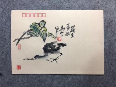 刘和平日记-集邮信封 规格 23x16x9（手绘原图）【图5】