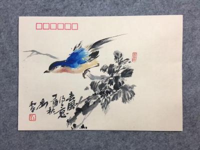 刘和平日记-集邮信封 规格 23x16x9（手绘原图）【图8】
