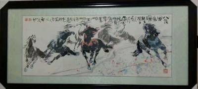 王福山收藏-中国当代著名军旅书画家诗人王福山__ 收录于百度百科并被授予国礼书画名家。

【图5】