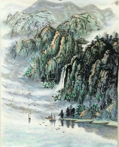 许贵才日记-中国优秀山水画画家许贵才作品！【图2】