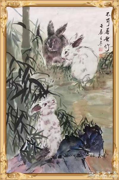 张笋日记-张笋老师“小兔”作品。【图1】