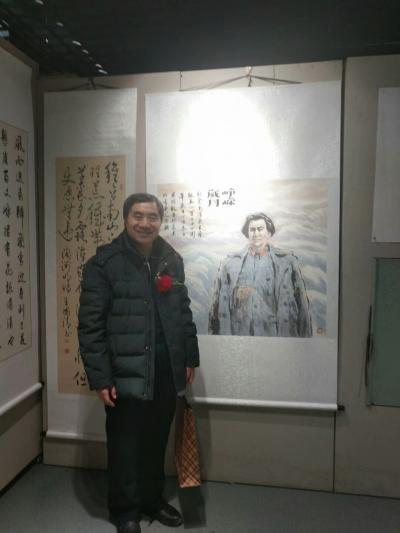 刘建国日记-纪念毛主席诞辰书画展，我的国画作品《峥嵘岁月》，《东方》等参展【图4】