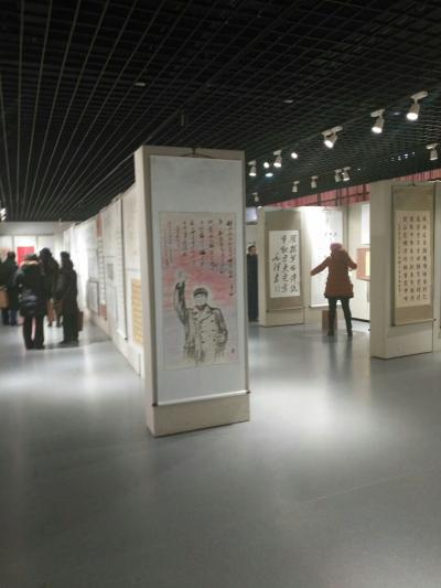 刘建国日记-纪念毛主席诞辰书画展，我的国画作品《峥嵘岁月》，《东方》等参展【图7】