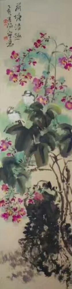 张建辉日记-著名画家霍春阳先生作品，本人藏品之一，供朋友们鉴赏与欣赏。【图1】