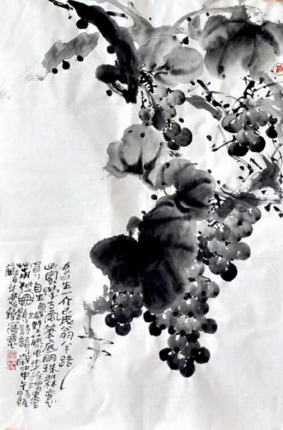 张墨禅日记-《墨葡萄》名画欣赏 喜欢的亲们 联系张墨禅 18803101188【图2】
