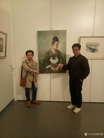 杨洪顺荣誉-2018第二届亚洲美术双年展（在香港中央图书馆举行）我的作品《苗女》参展
杨洪【图5】
