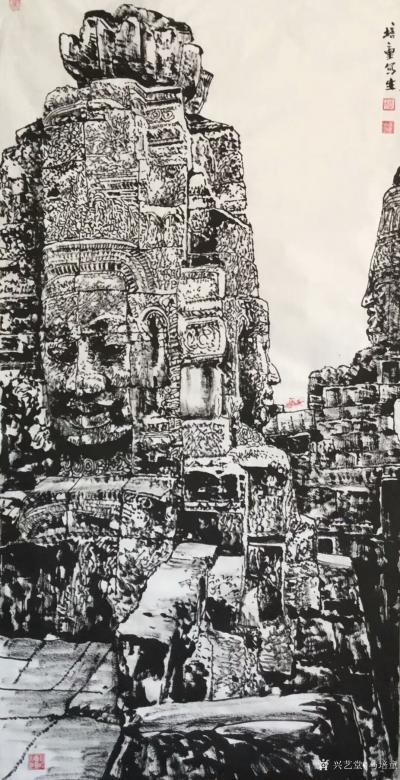 马培童日记-九，“佛法无边，佛在我心”
  柬埔寨的人民是信佛之国，吴哥石窟四面佛像，我爱【图4】