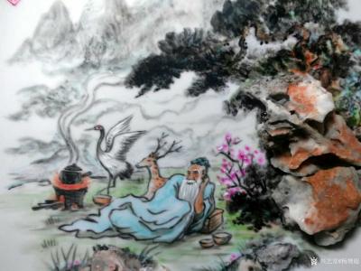 杨增超日记-奇石瓷画《彭祖》系列，部分已结缘，喜欢的欢迎联系
杨增超【图8】