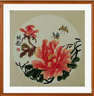 何跃起日记-弘扬国花精神，传承牡丹文化。唯有牡丹真国色，花开时节动京城。【图1】
