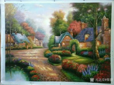黎群日记-最近为客户完成的风景油画作品，有乡村美景，有梦幻仙境，可指定绘制，可来图订制。【图2】