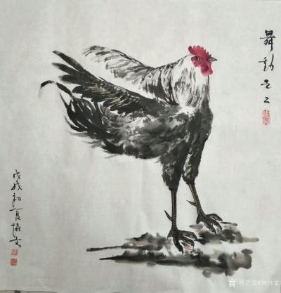 刘协文日记-新创作的国画写意动物画～鸡。舞动系列，灵动和创新，首发三幅作品，供大家品评。【图3】