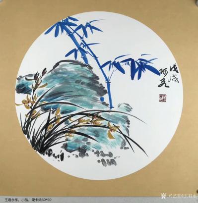 王君永日记-近期画了一批花鸟画斗方，尺寸50*50cm，请欣赏【图3】