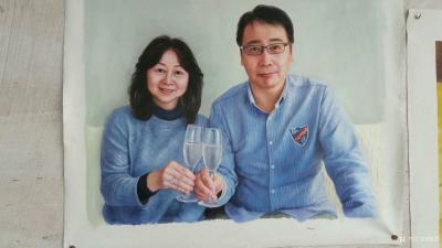黎群日记-一对日本夫妇订制的油画，已经完成【图2】