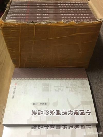 梅丽琼收藏-由中国言实出版社的《中国现代书画家作品选》在新华书店发行，第二次印刷，上次几个要【图1】