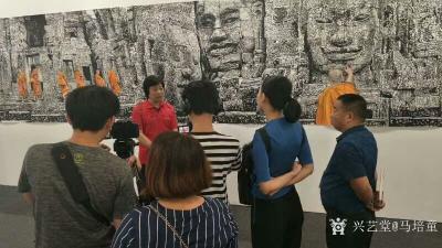 马培童日记-马培童焦墨工作室参加2018年第21届北京艺术博览会。2018北京艺术博览会(A【图3】