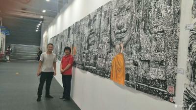 马培童日记-马培童焦墨工作室参加2018年第21届北京艺术博览会。2018北京艺术博览会(A【图4】