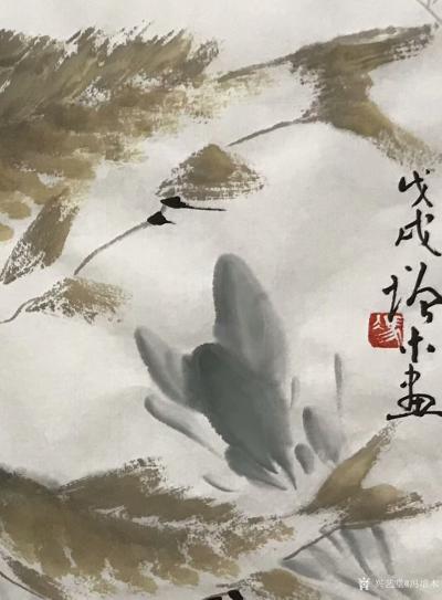 冯增木日记-近期创作的国画小品《同乐》，《金玉满堂》，《乐无涯》，尺寸斗方60x60cm。【图2】