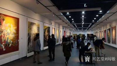 阎敏生活-宝安区美术年度大展《欢聚》开幕式在宝安区图书馆负一楼展览厅隆重举行；
 201【图2】