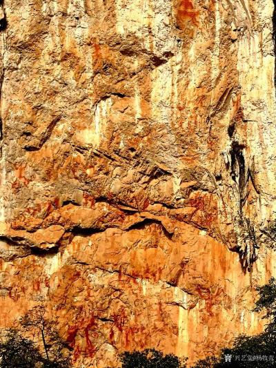 杨牧青日记-花山崖画与商周青铜铭文与人类上古文化区域东南端·三千多年前，可信不？这里向北就是【图1】