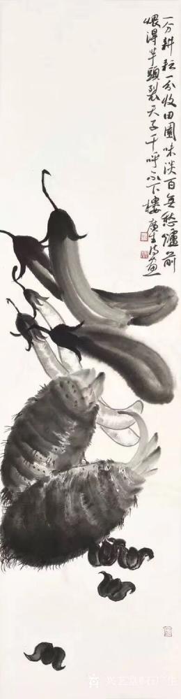 石广生收藏-广州亚洲美食节近日开幕，并于广东画院举办《丹青美食》～画家笔下的美食专题美术作品【图6】