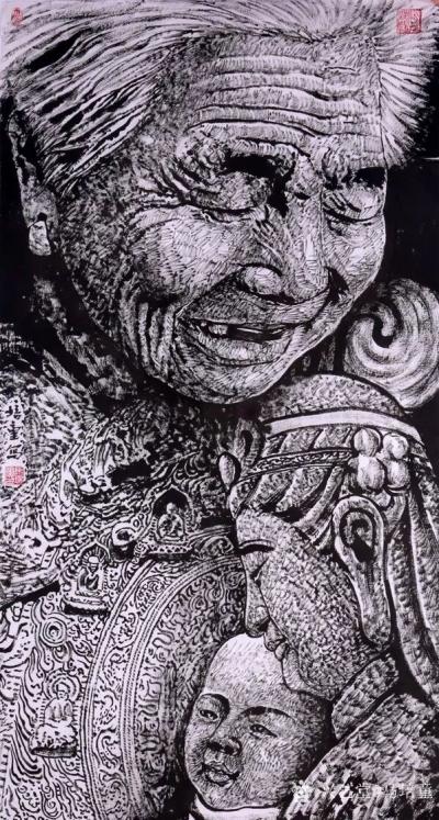 马培童收藏-百炼精钢的焦墨艺术-马培童，和而不同，当代中国画家系列邀请展。
  展览地点：【图3】