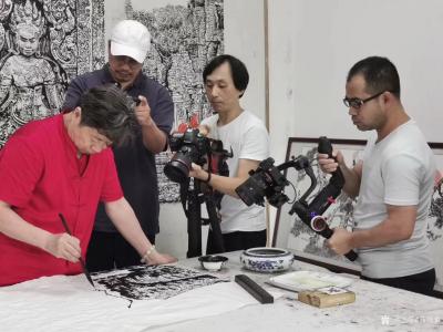 马培童收藏-香港特别行政区，成立中国焦墨美术家协会；
  在发展焦墨画艺术，自有它的生命力【图1】