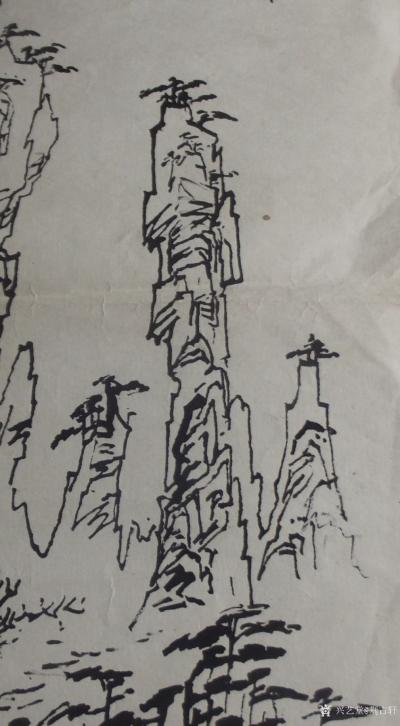 荆古轩日记-荆门书画——尹峰1988年到湖南张家界写生画稿。近日我在整理材料中找到了三十年前【图4】