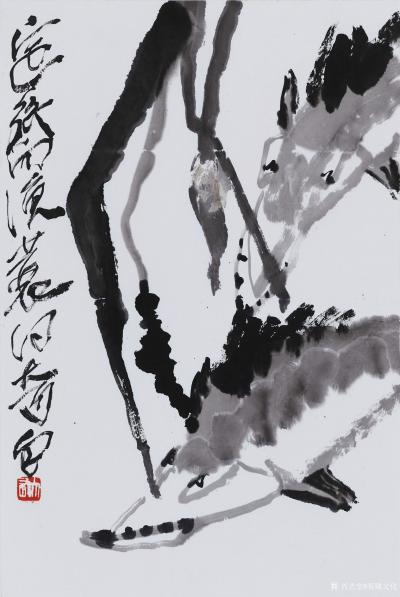 鉴藏文化日记-胡画胡说——《卅又二》图文——崔大有
画不可无理，但妙不在理。
笔墨是一种素【图4】