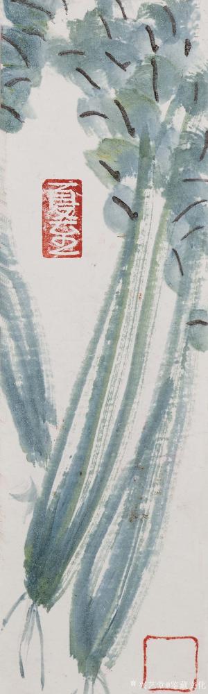 鉴藏文化收藏-崔大有，原名崔启仲，号石缶。生于1991年，江苏徐州沛县人。姑且称之为青年画家。【图33】