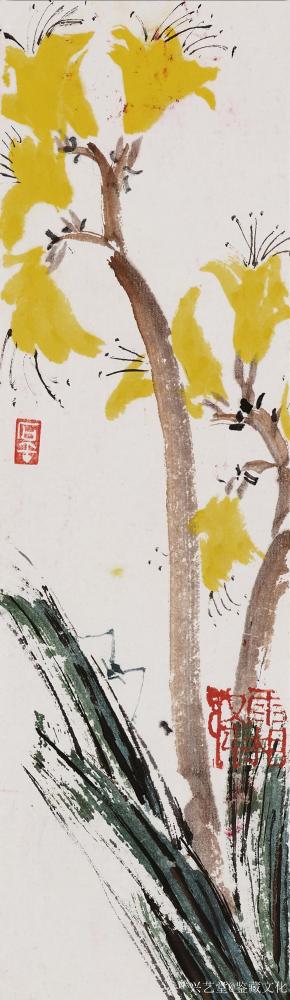 鉴藏文化收藏-崔大有，原名崔启仲，号石缶。生于1991年，江苏徐州沛县人。姑且称之为青年画家。【图36】