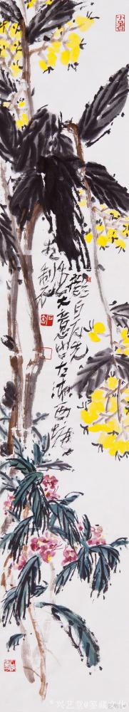 鉴藏文化收藏-崔大有，原名崔启仲，号石缶。生于1991年，江苏徐州沛县人。姑且称之为青年画家。【图35】