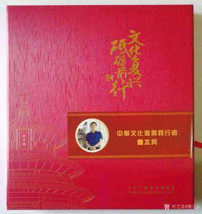 魏太兵荣誉-大型文献类珍藏邮册……文化复兴，砥砺前行--中华文化复兴践行者走进迪拜发行。
【图1】