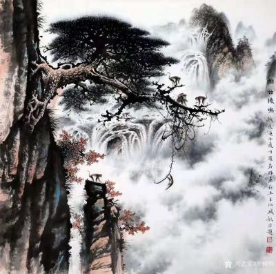 罗树辉收藏-4月7日至8日，受邀参加“扬州世界园林博览会暨全国书画名家作品邀请展”。这次活动【图5】