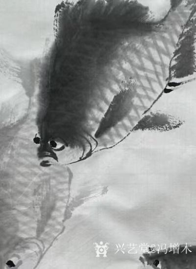 冯增木日记-国画鱼小品画一一鱼鳞的几种表现形式；
作品名称《乐在江湖》《幸福长乐》；
辛【图4】