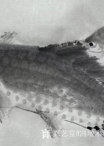 冯增木日记-国画鱼小品画一一鱼鳞的几种表现形式；
作品名称《乐在江湖》《幸福长乐》；
辛【图6】