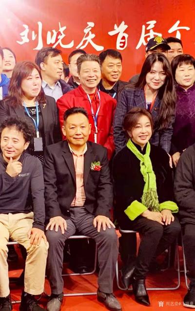 马培童生活-“刘晓庆首届个人书法艺术展”2021年12月12日在北京一得阁美术馆举行，马培童【图3】